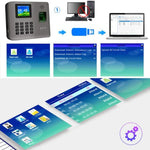 Realand AL321D Fingerprint Time Attendance with 2.4 inch Color Screen & ID Card Function & Battery - Trustpick