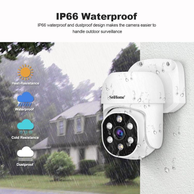 SriHome NVS005 - POE030 3MP HD 4 - CH POE Camera Network Video Recorder Kit - Trustpick