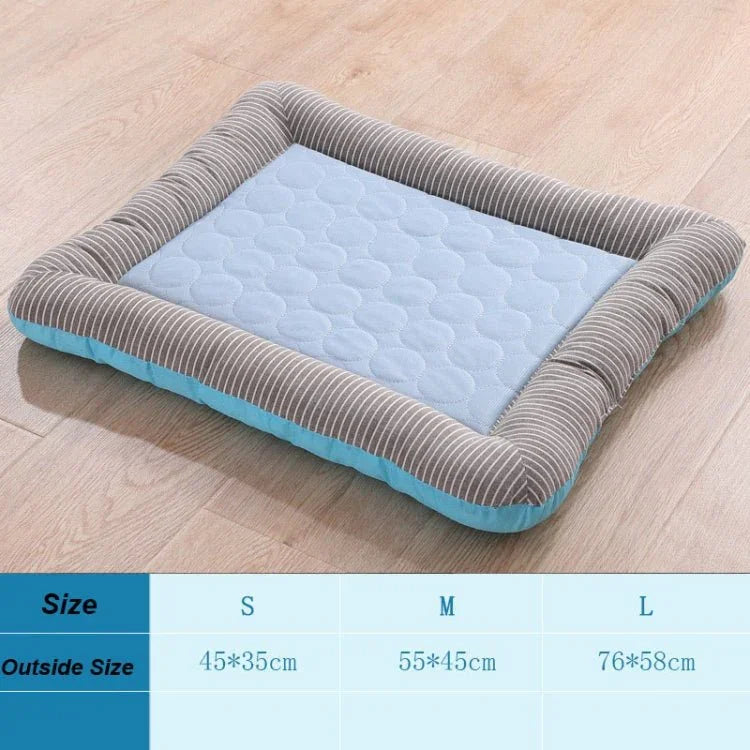 Summer Ice Silk Nest Pads Small and Medium - sized Multifunctional Cool Pet Nest Dog Cat Pad - Trustpick