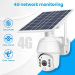 T16 1080P Full HD 4G (EU Version) Network Monitoring Solar Powered Camera, Support PIR + Radar Alarm, Night Vision, Two Way Audio, TF Card - Trustpick
