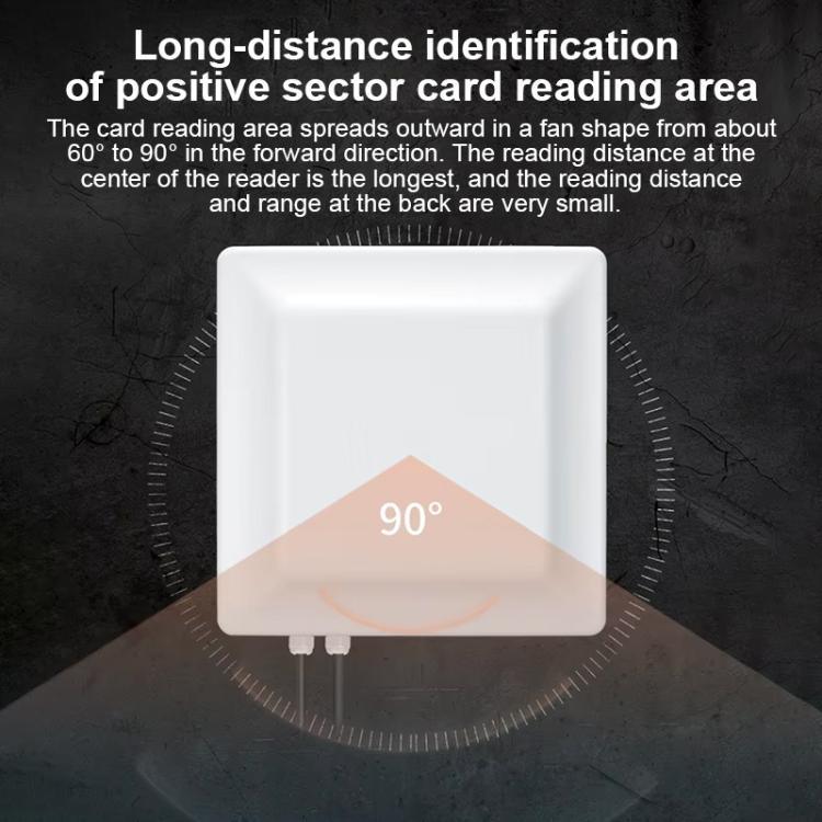 UHF Middle Range RFID Integrated Reader Identification Distance 0 - 5m, Style: Standard - Trustpick