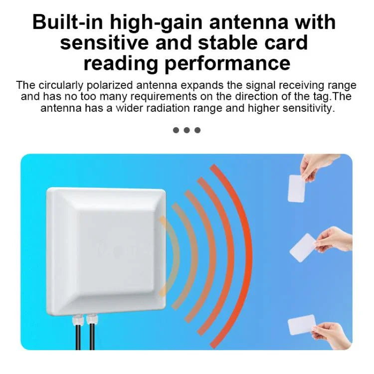 UHF RFID Reader Long Range Integrated Reader Writer With E710 Chip, Style: Add WiFi Communication - Trustpick