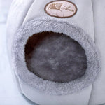 Winter Semi - Closed Warm & Velvet Round Pet Nest - Trustpick